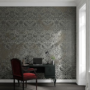 Трафарет - Клубничный воришка овал - Фотография интерьере 1