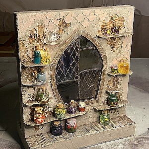 Онлайн-курс Светлый дом &mdash; домик из коробки своими руками - Фотография интерьере 11