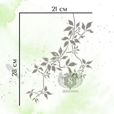 Трафарет - Клематисы набор малый