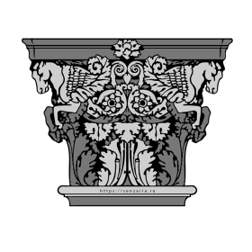 Трафарет - Капитель Кавалерия