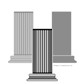 Трафарет - Колонна Классика
